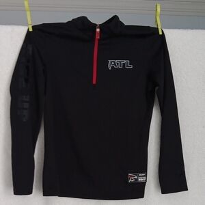 Women Black Atlanta Falcom Long Sleeve Member Select Top